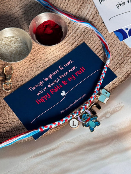 Stich Rakhi Keychain