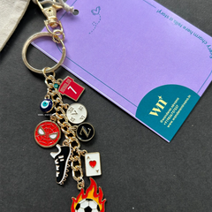 Spidey Matchday Personalised Football Keychain | Ronaldo Inspired Bagcharm