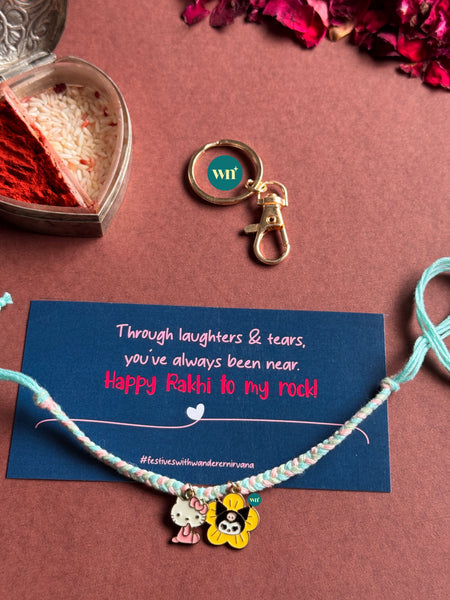 Kitty Kiromi Rakhi Keychain