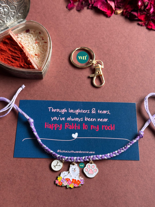 Dog Rakhi Keychain