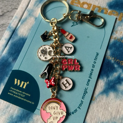 Allie Hannah Off Campus Inspired Personalised Keychain Bagcharm | Best Friend Aesthetic Custom Keychain